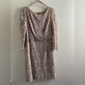Women’s Size 10 Jackie Jon New York Champagne Sparkle Dress
